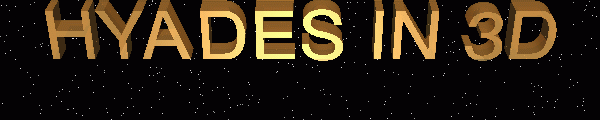 Hyades in 3D
