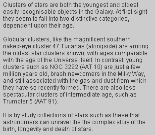 About star clusters