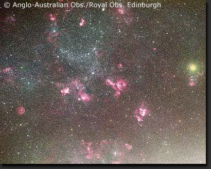 North of the Large Magellanic Cloud
