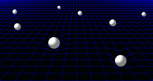 rubber sheet space-time