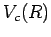 $ V_c(R)$