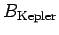 $\displaystyle B_{\rm Kepler}$