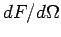 $ dF/d\Omega$