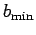 $ b_{\rm min}$
