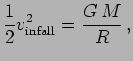 $\displaystyle K={1\over 2}\sum m\,v^2={1\over 2}\,M\,\sigma^2\,,$