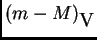 $\displaystyle (m-M)_{\hbox{\sc V}}$