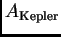 $\displaystyle A_{\rm Kepler}$