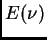 $ E(\nu)$