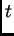 $\displaystyle t$