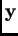 $ \hbox{$\bf y$}$
