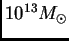 $ 10^{13}\hbox{$M_\odot$}$